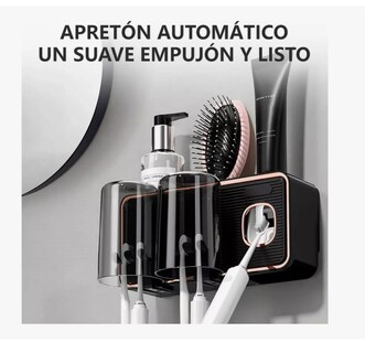 Foto 2 | Portacepillos de Pared con Dispensador de Pasta
