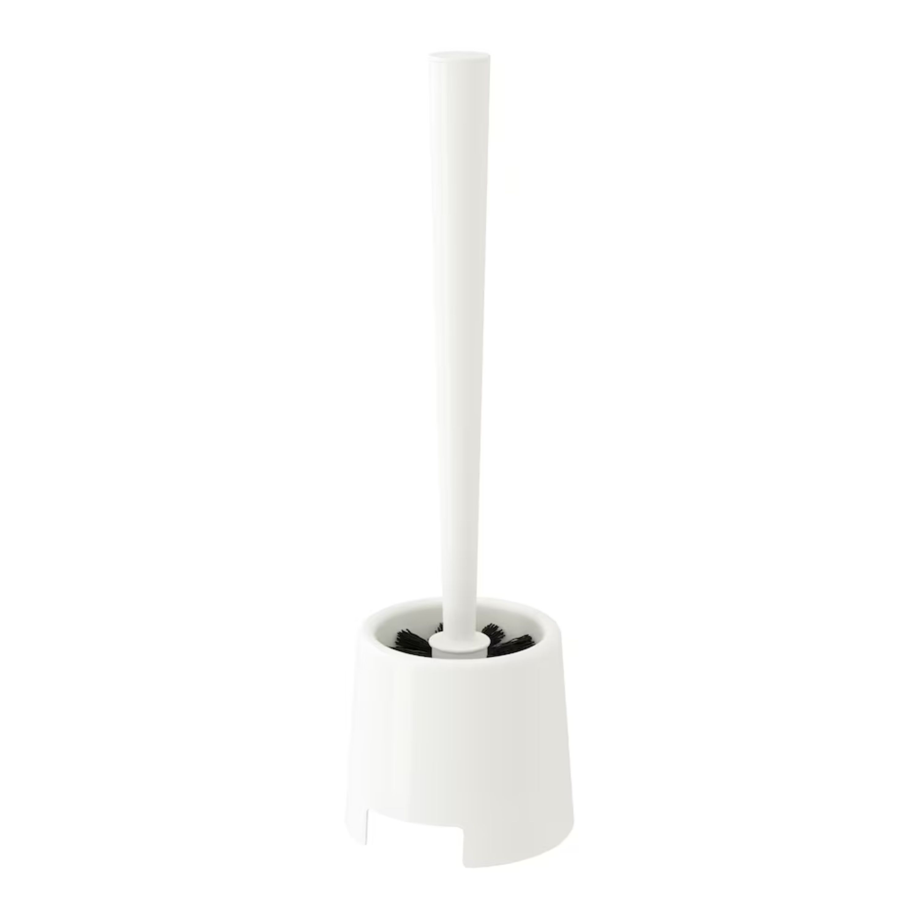 Foto 4 pulgar | Escobilla De Baño Resistente para Una Limpieza Eficaz - Soporte Y Cepillo Para Inodoro Blanco