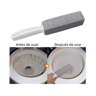 Foto 5 | Limpieza Inodoro De Baño Cepillo Piedra Pómez+ Guantes 6 Pcs Gris