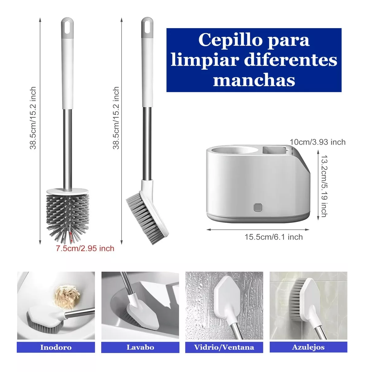 Foto 3 pulgar | Kit de Cepillo y Portacepillo Eo Safe Imports para Baño