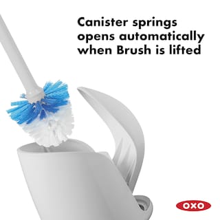 Foto 3 | Escobilla y Bote para Inodoro Oxo Good Grips Compact Gris - Venta Internacional