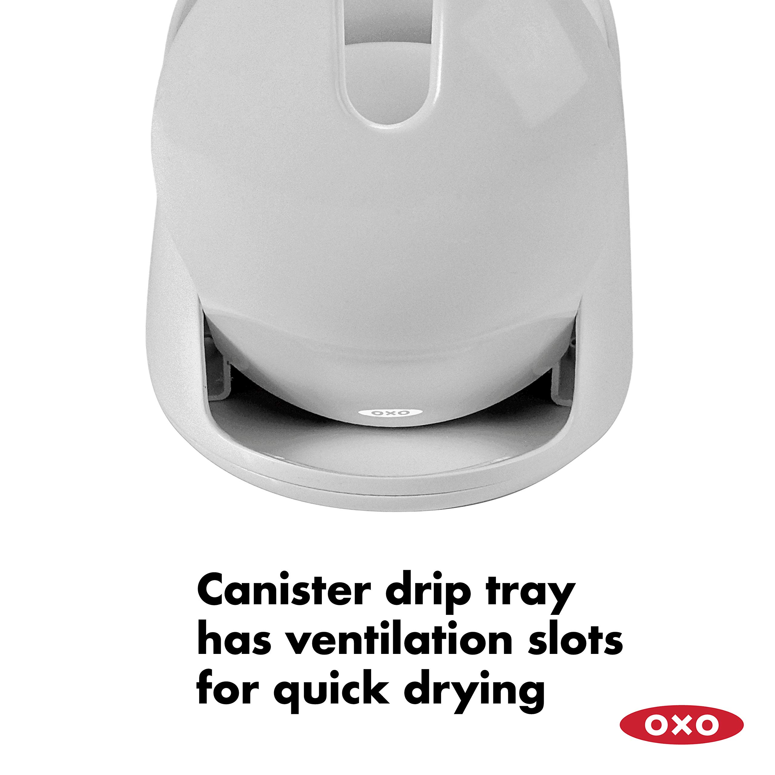 Foto 5 pulgar | Escobilla y Bote para Inodoro Oxo Good Grips Compact Gris - Venta Internacional