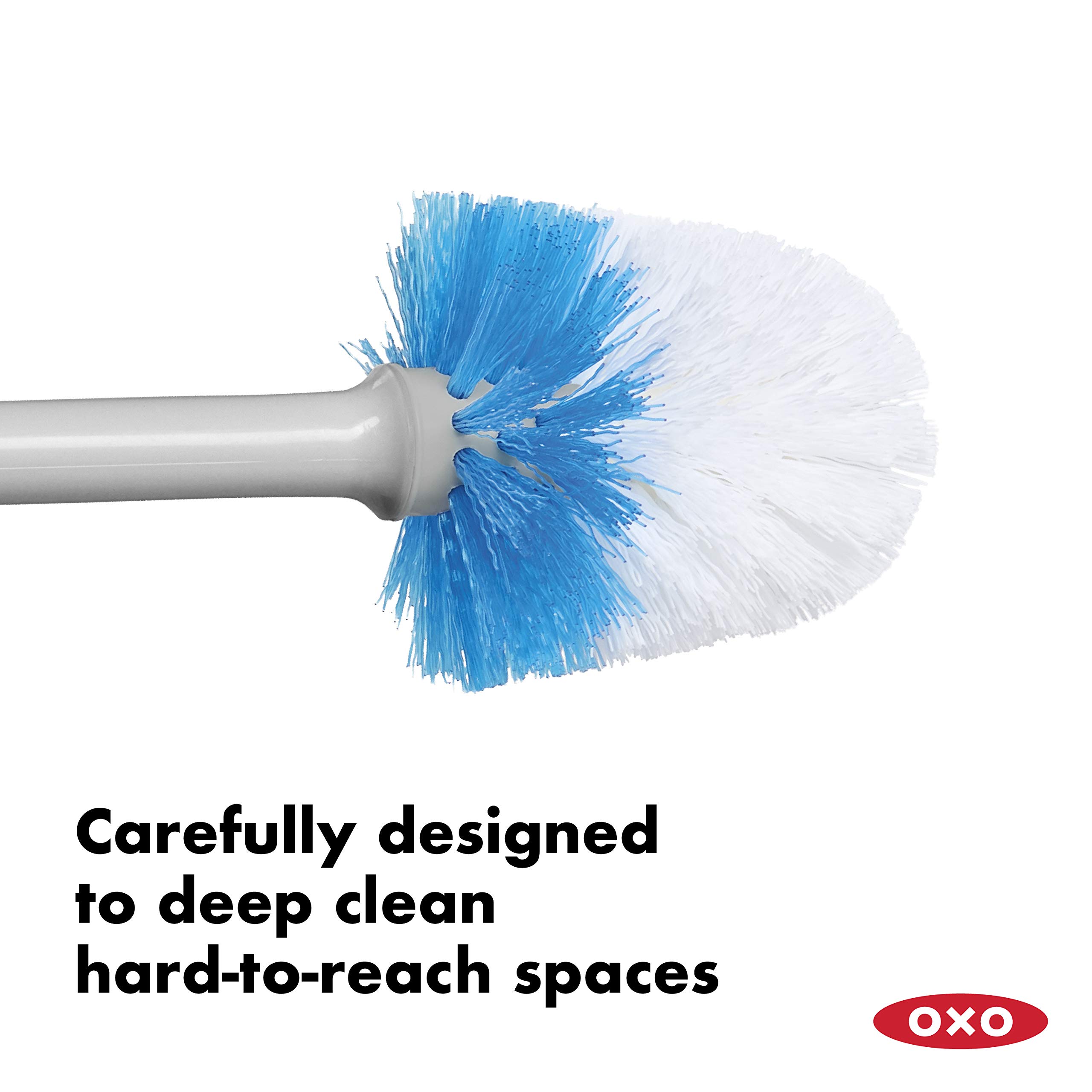 Foto 5 | Escobilla y Bote para Inodoro Oxo Good Grips Compact Gris - Venta Internacional