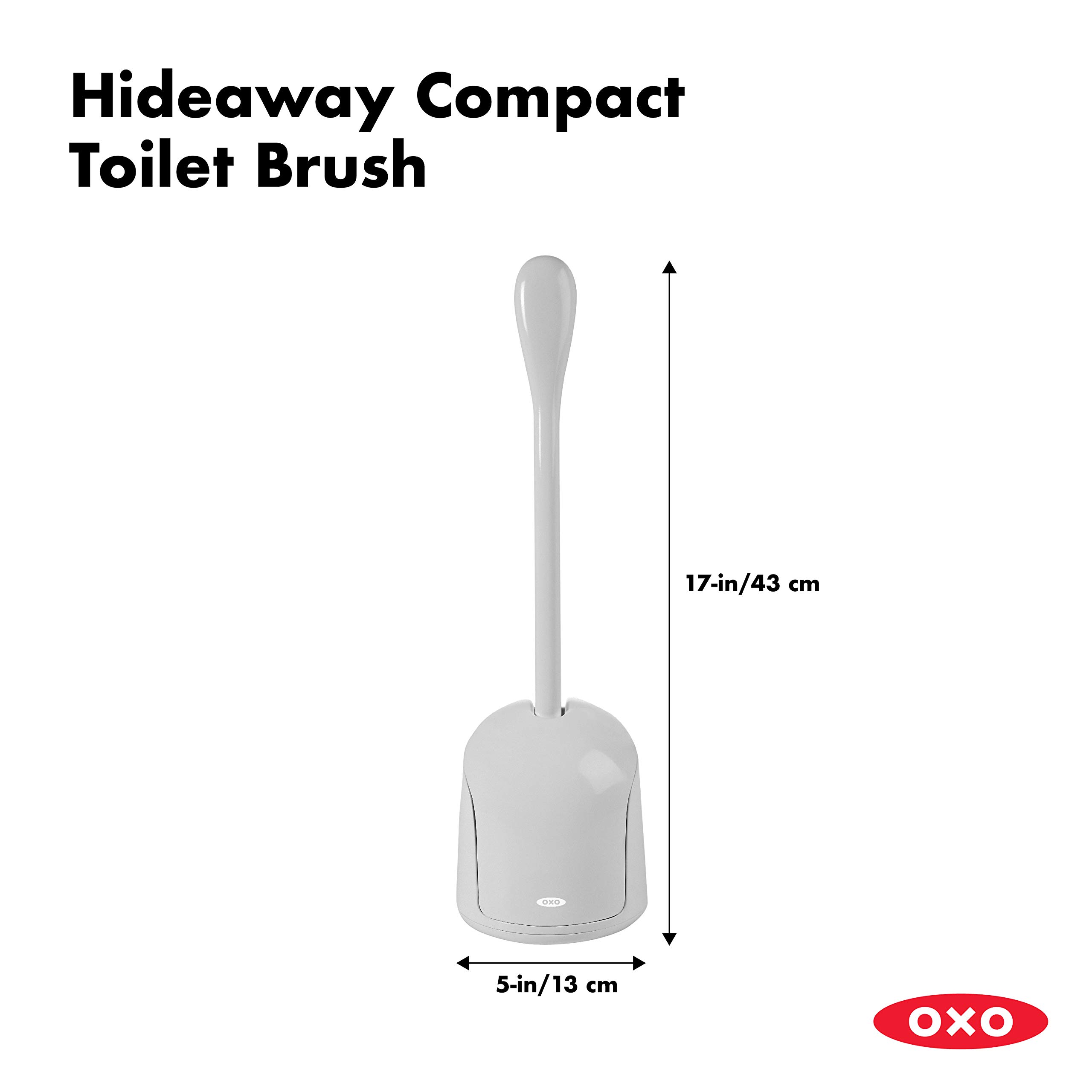 Foto 6 | Escobilla y Bote para Inodoro Oxo Good Grips Compact Gris - Venta Internacional