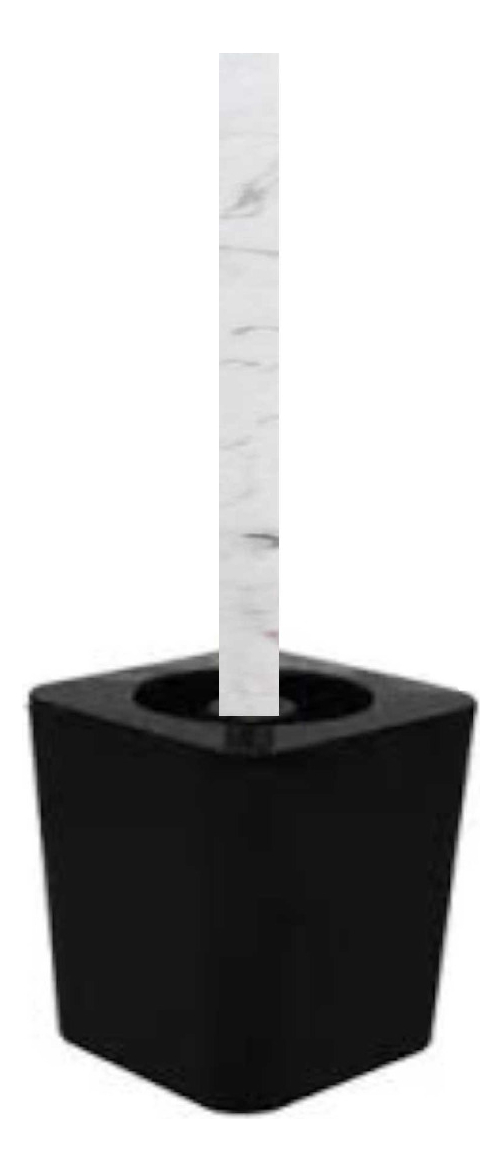 Cepillo Wc Zense Estocolmo Negro/marmol