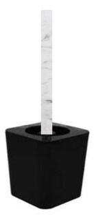 Foto 1 | Cepillo Wc Zense Estocolmo Negro/marmol