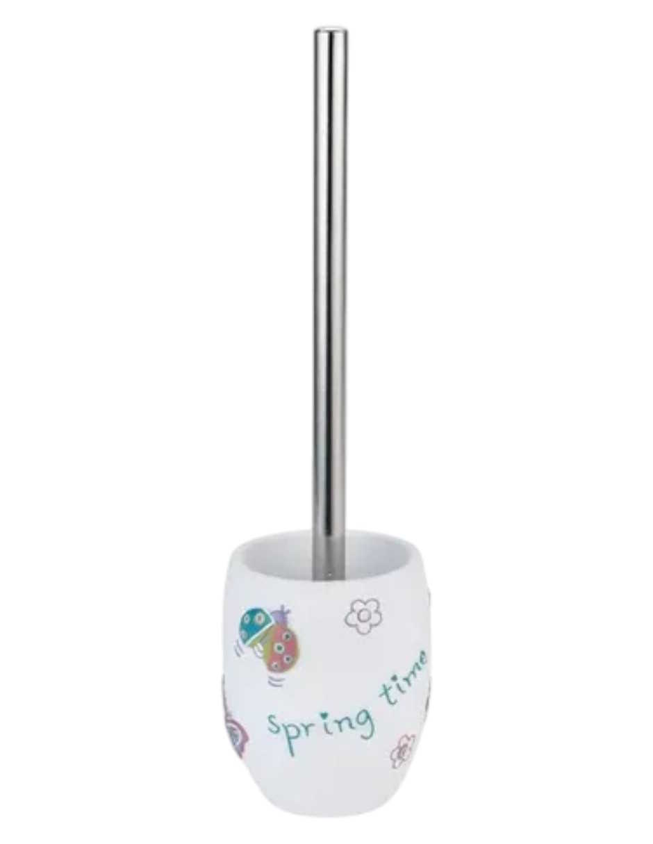 Foto 4 pulgar | Cepillo Wc Zense Cataluña Blanco con verde