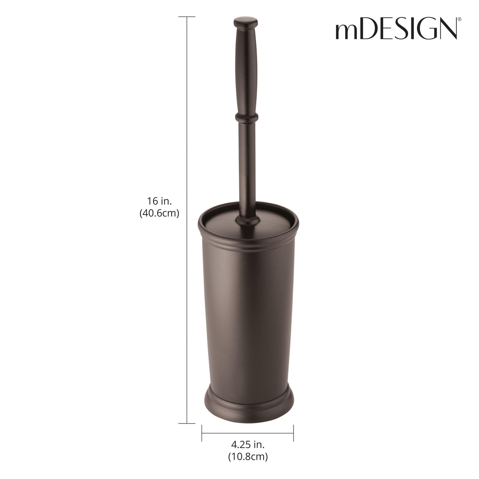 Foto 4 | Escobilla Y Soporte Para Inodoro Con Diseño En M  De Metal  Independiente - Venta Internacional.