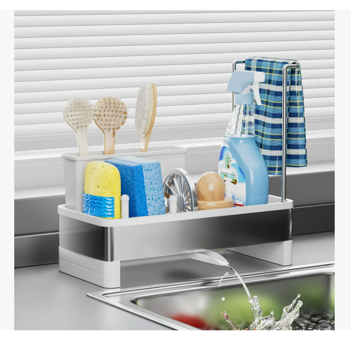 Foto 4 pulgar | Estante Para Esponja Organizador De Cocina Para Fregadero
