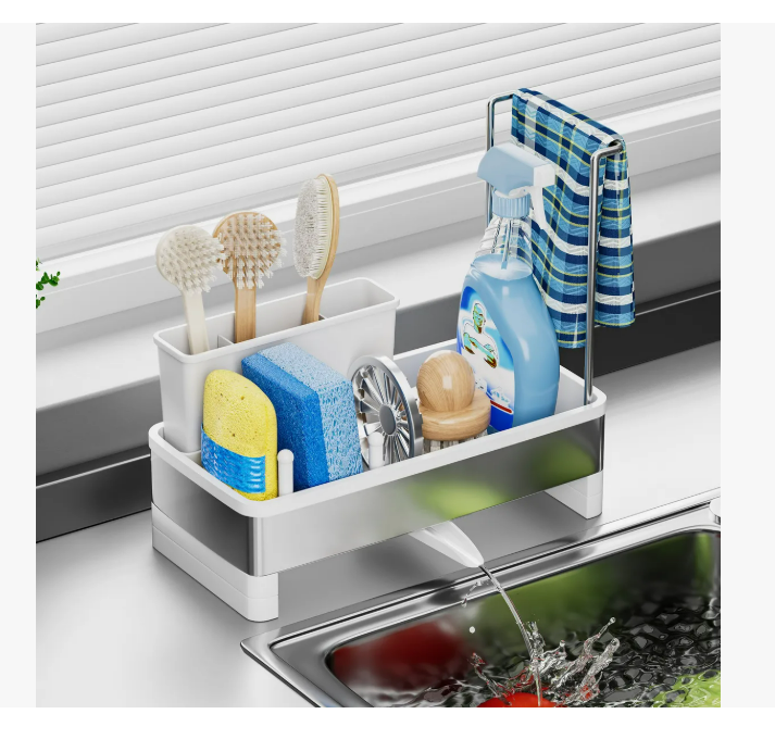 Foto 5 pulgar | Estante Para Esponja Organizador De Cocina Para Fregadero