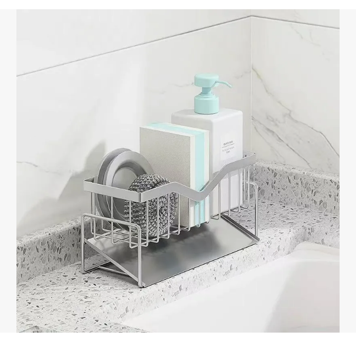 Foto 5 pulgar | Organizador Pequeños Objetos De Cocina De Acero Inoxidable