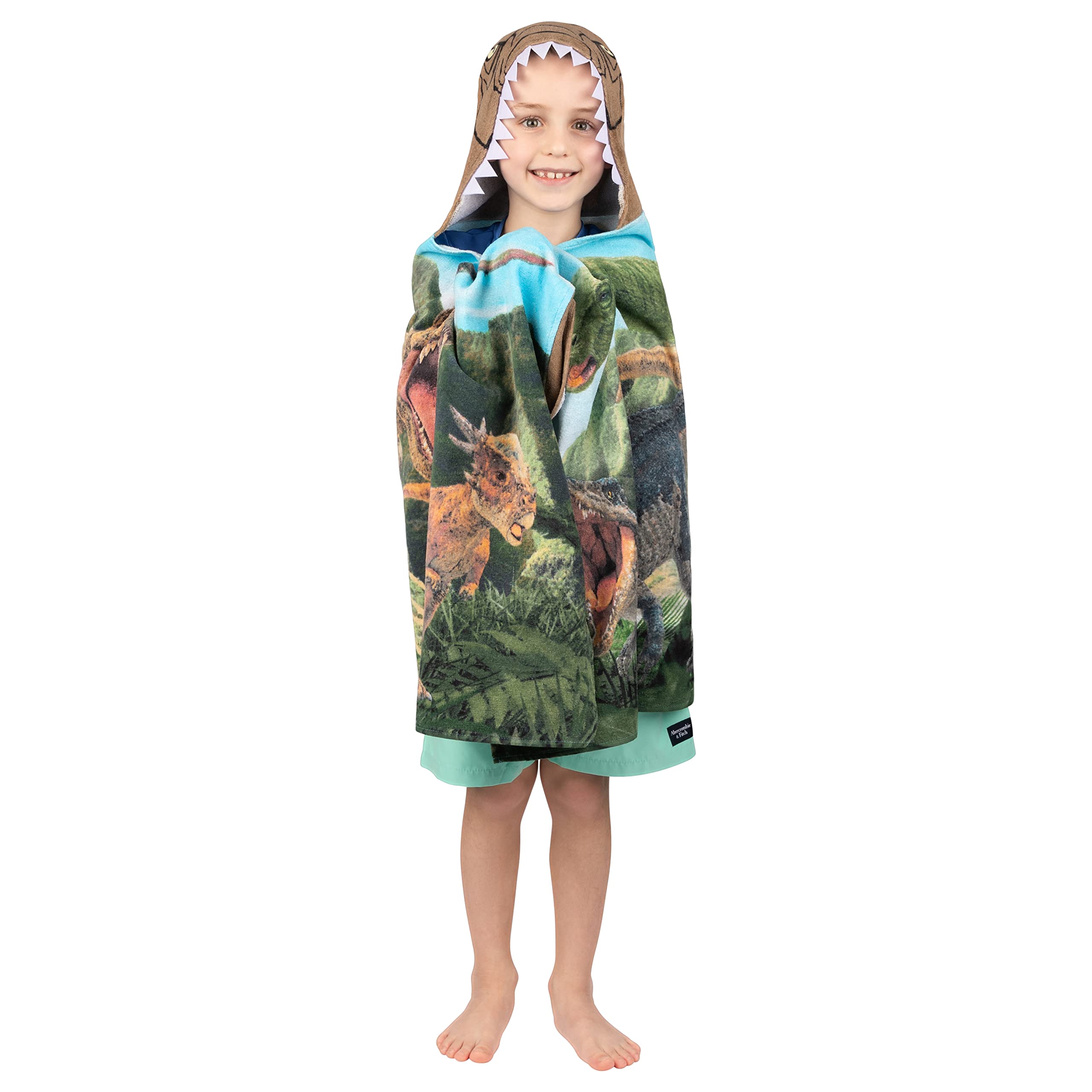 Foto 4 | Toalla Con Capucha Jurassic World Dominion Franco Kids - Venta Internacional.