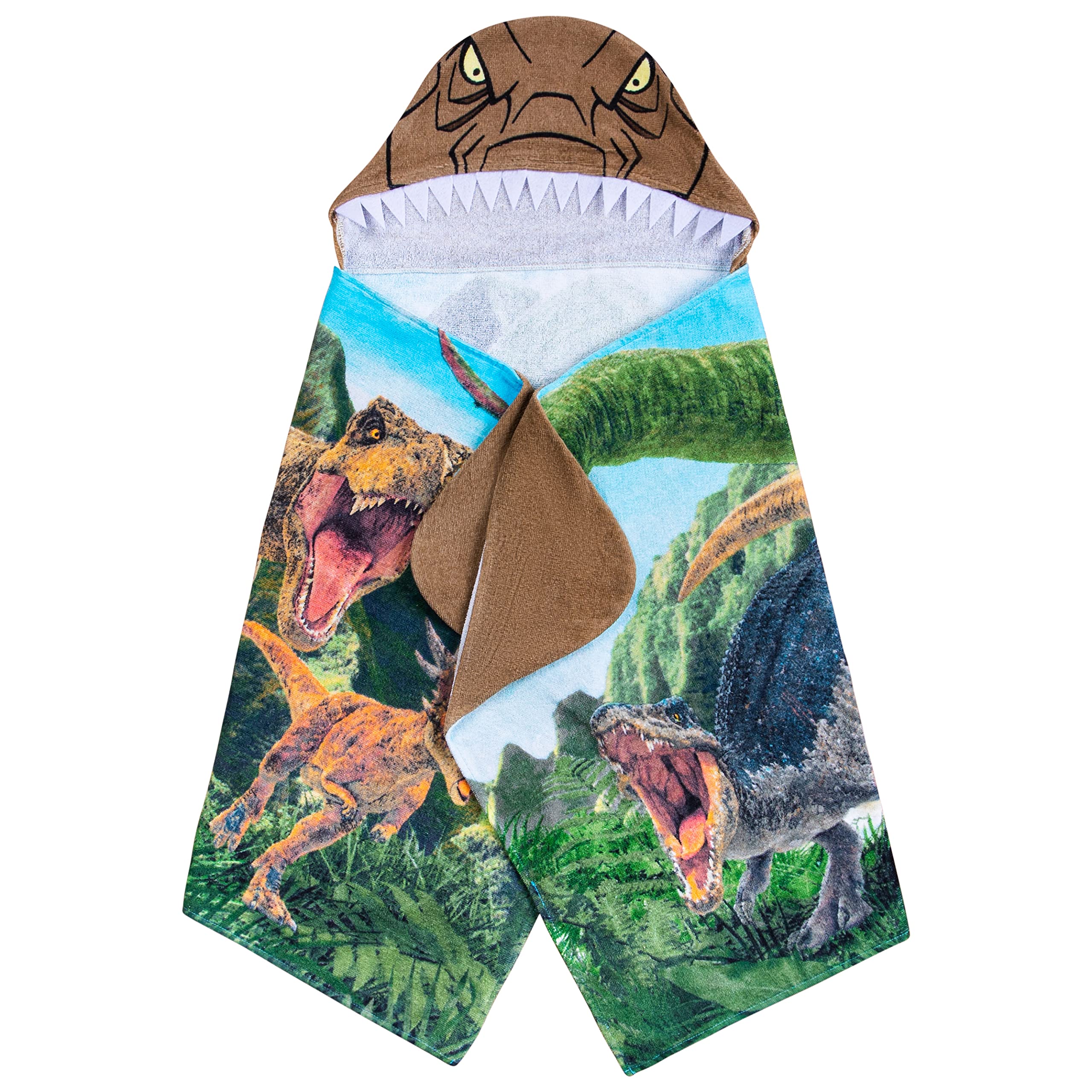 Foto 6 pulgar | Toalla Con Capucha Jurassic World Dominion Franco Kids - Venta Internacional.