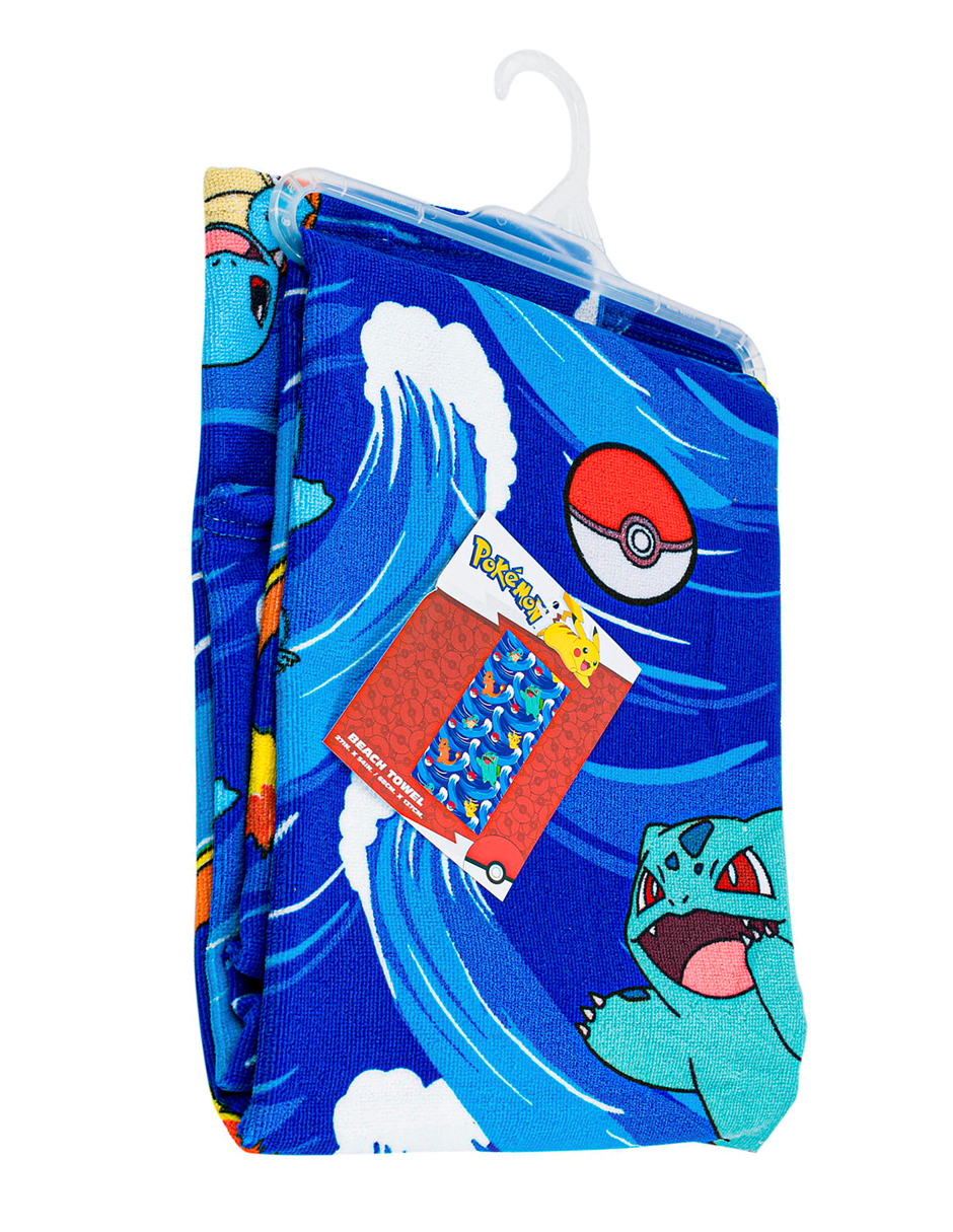 Foto 2 pulgar | Toalla De Baño Infantil Pokemon 54 X 27 Pulgadas