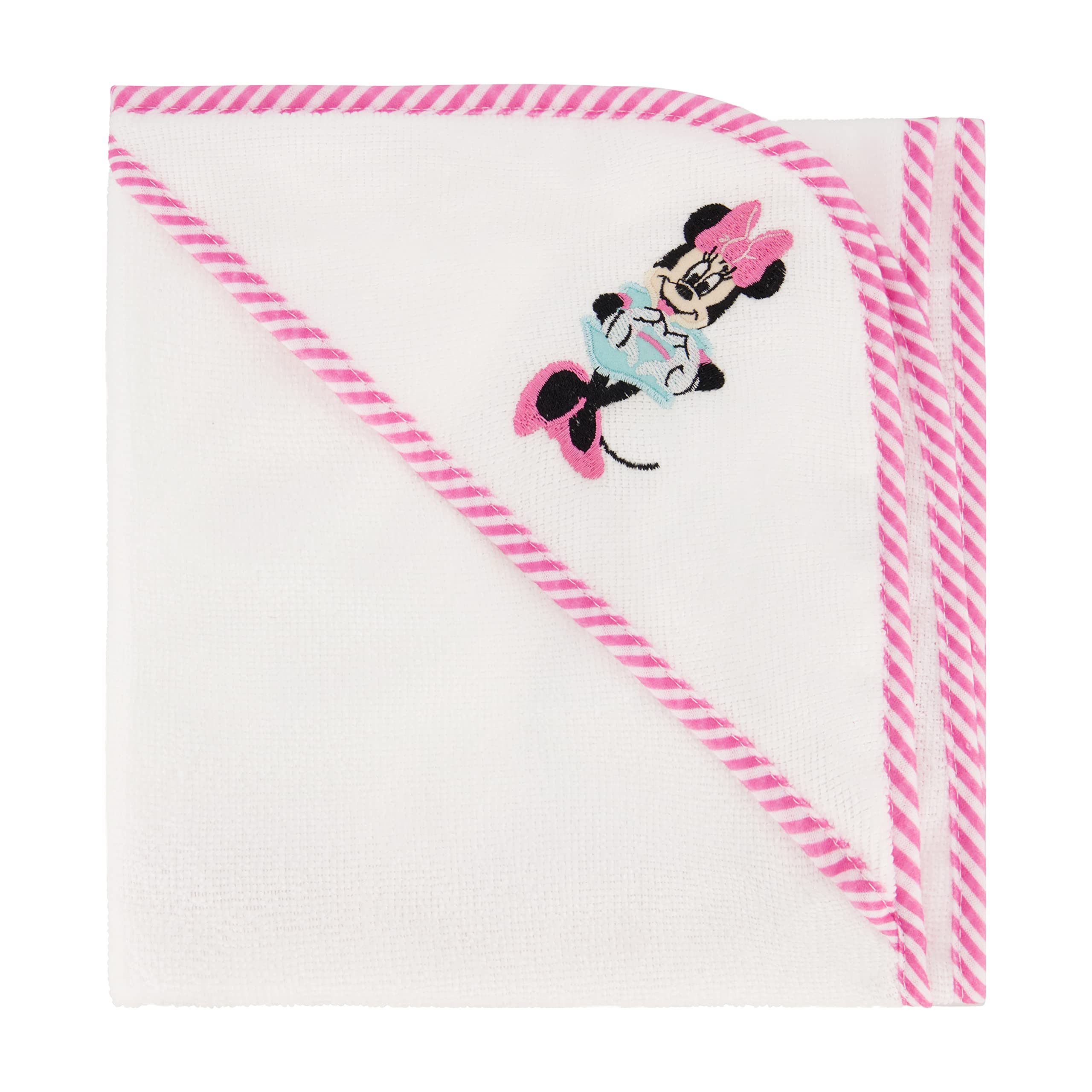 Foto 5 pulgar | Toallas Con Capucha Disney Cudlie Baby Girl Minnie Mouse, Paquete De 2 - Venta Internacional.