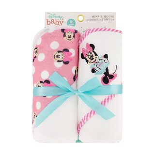 Foto 6 | Toallas Con Capucha Disney Cudlie Baby Girl Minnie Mouse, Paquete De 2 - Venta Internacional.