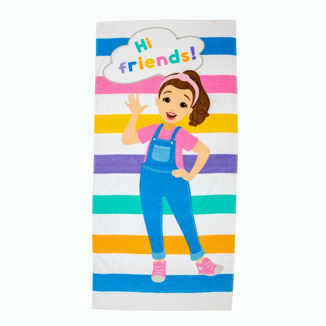 Toalla Franco Ms. Rachel Kids De Algodón Supersuave, 140 X 70 Cm - Venta Internacional.