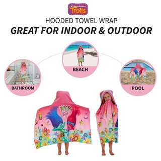 Foto 3 | Toalla Con Capucha Franco Trolls Para Baño/piscina/playa, 60 X 120 Cm - Venta Internacional.