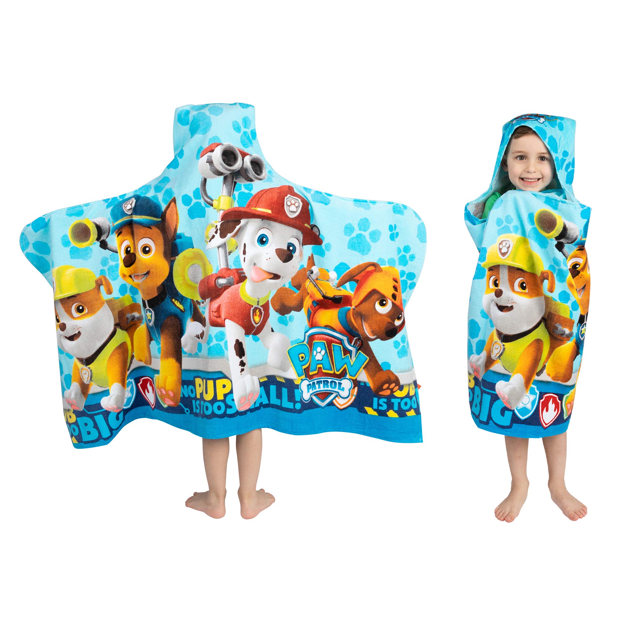 Foto 2 pulgar | Toalla Con Capucha Franco Kids Paw Patrol Blue 60 X 120 Cm - Venta Internacional.