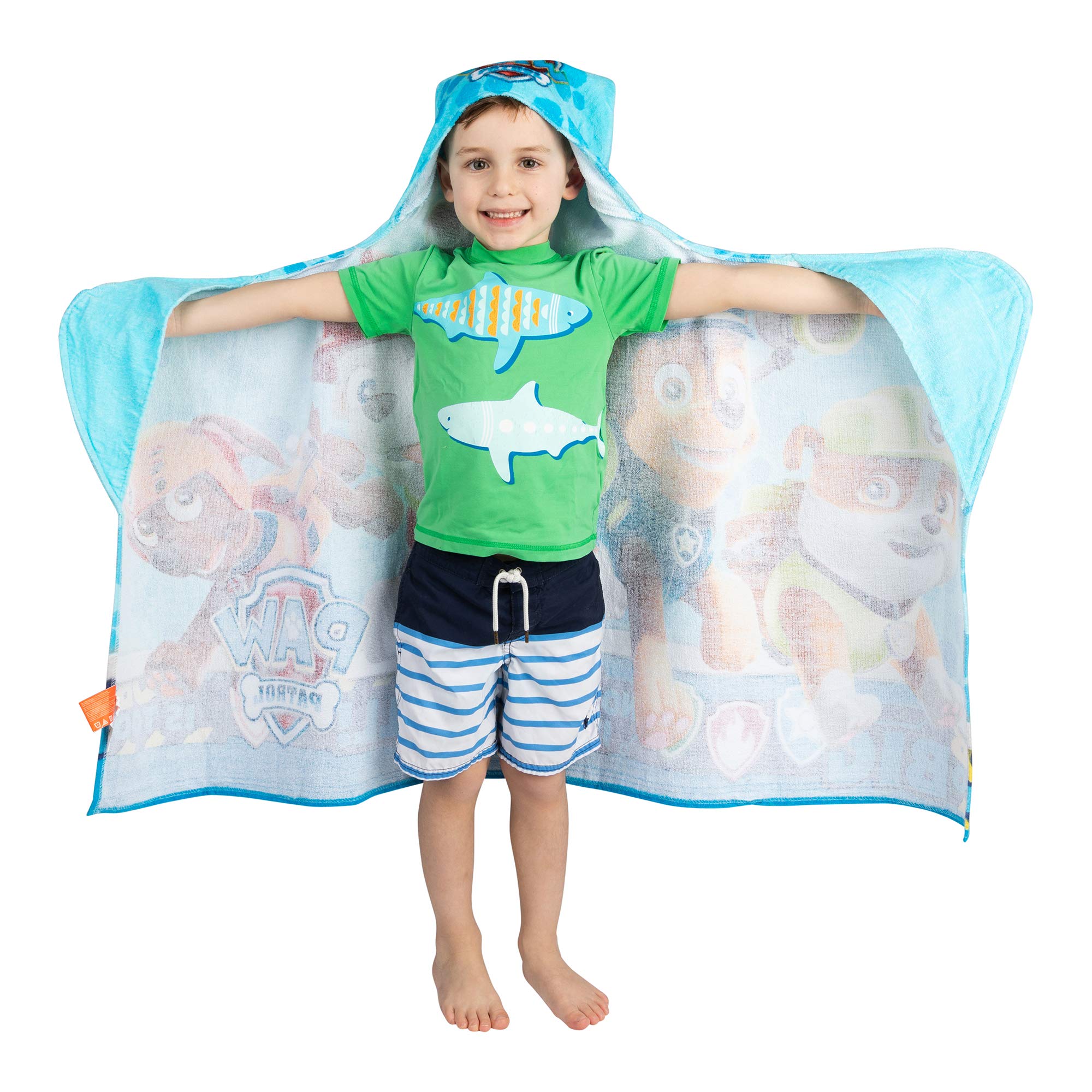 Foto 3 pulgar | Toalla Con Capucha Franco Kids Paw Patrol Blue 60 X 120 Cm - Venta Internacional.