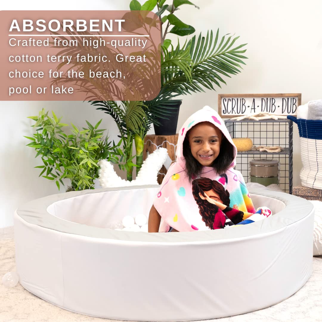Foto 5 pulgar | Poncho De Toalla Con Capucha Franco Dreamworks Gabby's Dollhouse Kids - Venta Internacional.