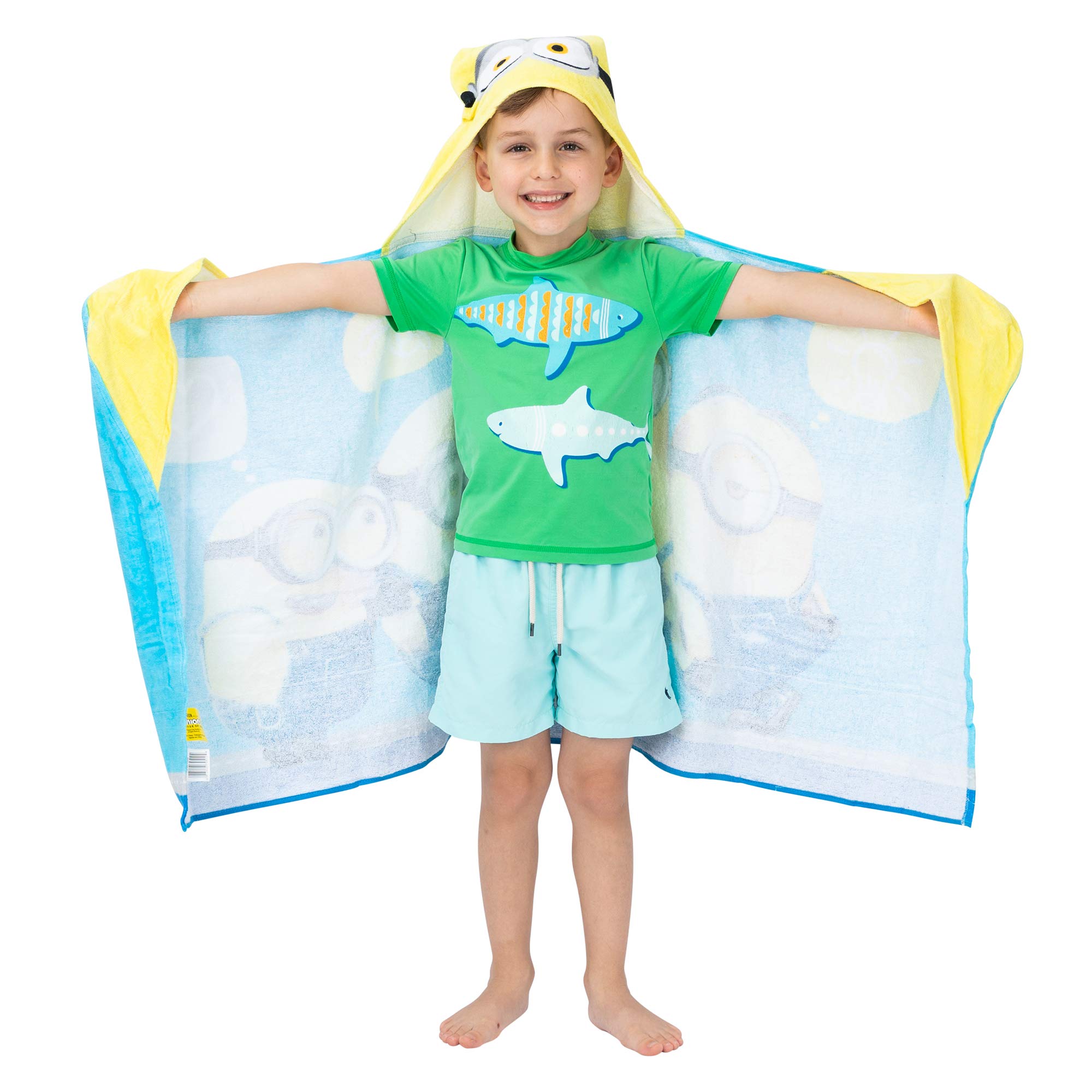 Foto 3 pulgar | Toalla Con Capucha Despicable Me Minions Franco Kids 60 X 120 Cm - Venta Internacional.