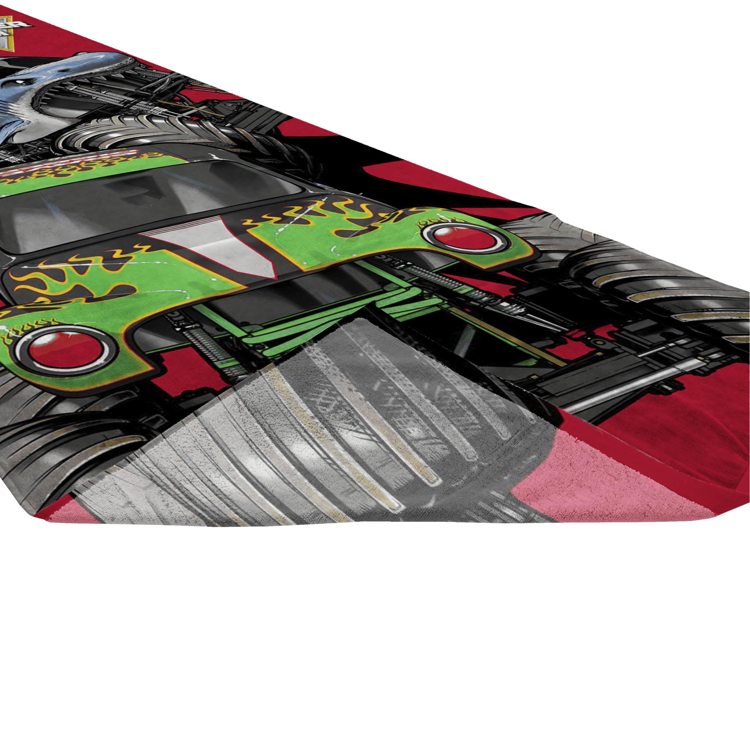 Foto 7 pulgar | Toalla De Playa Jay Franco Monster Jam Grave Digger Megalodon - Venta Internacional.