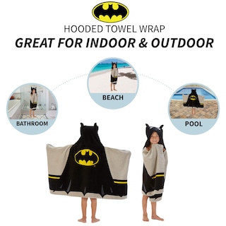 Foto 3 | Toalla Con Capucha Para Niños De Batman, Bañera/piscina/playa, Algodón - Venta Internacional.