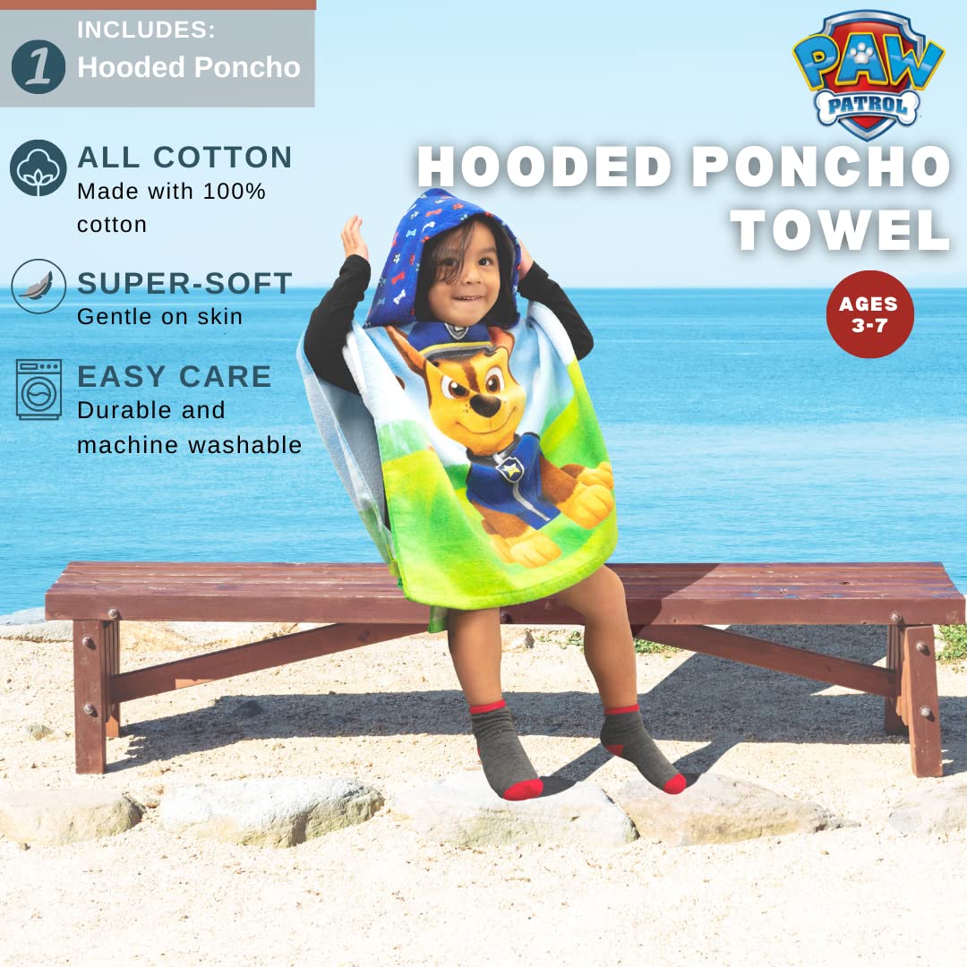 Foto 3 pulgar | Toalla Con Capucha Franco Paw Patrol Para Niños, Playa/piscina/baño - Venta Internacional.