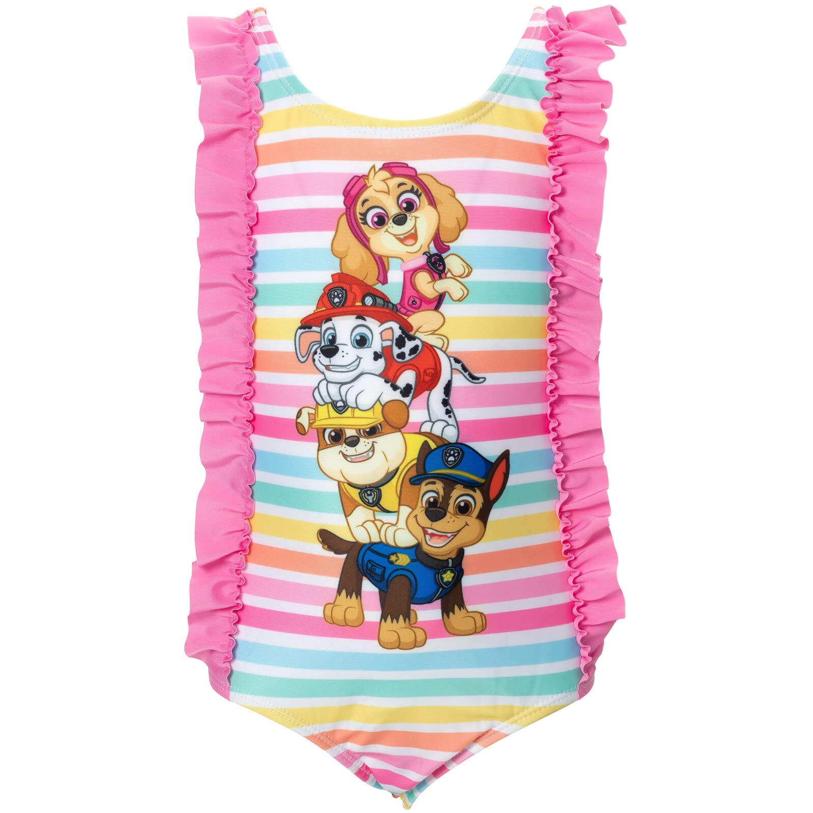 Foto 3 pulgar | Traje De Baño De Una Pieza De La Patrulla Canina Para Niñas Pequeñas, Color Rosa, Talla 6 - Venta Internacional.