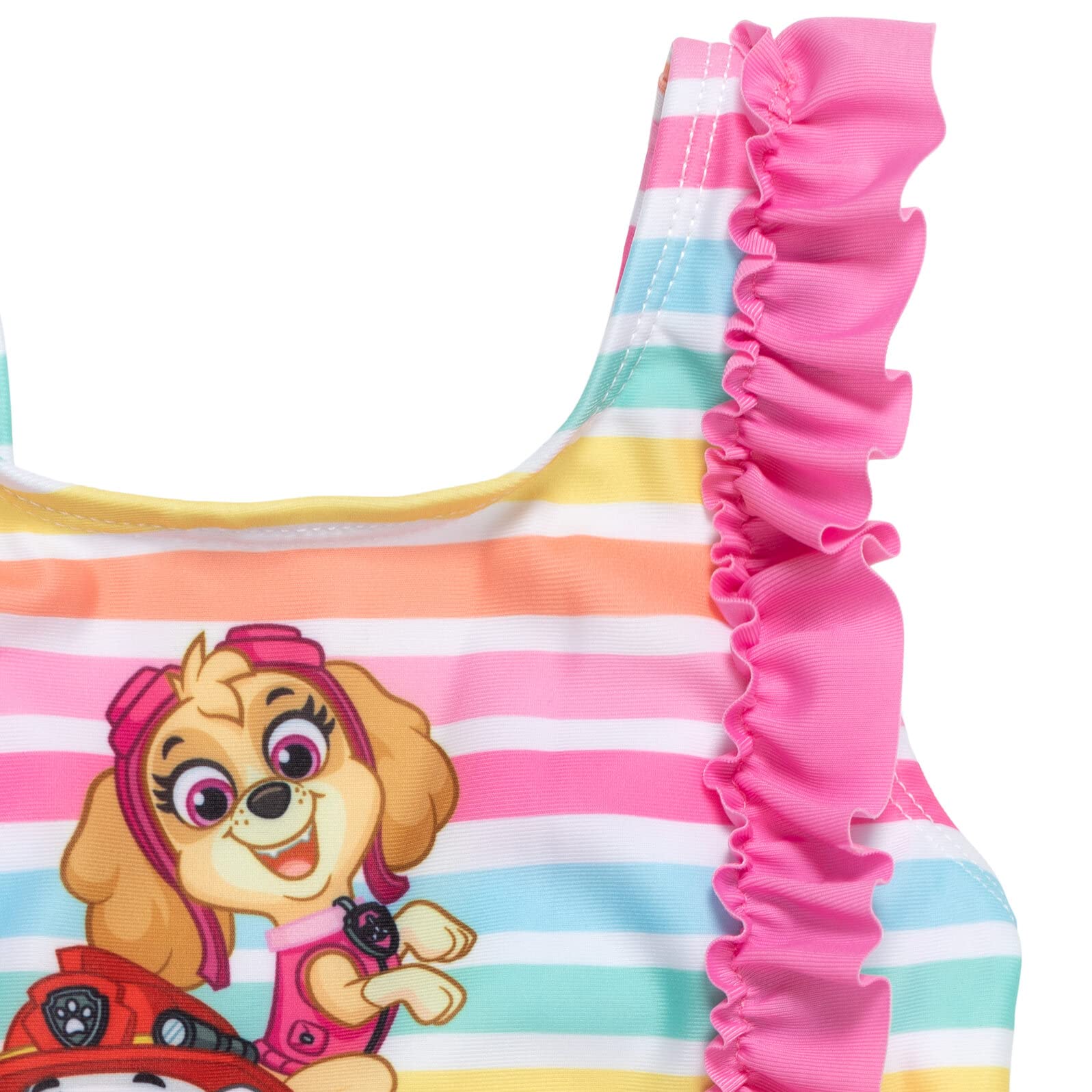 Foto 6 pulgar | Traje De Baño De Una Pieza De La Patrulla Canina Para Niñas Pequeñas, Color Rosa, Talla 6 - Venta Internacional.
