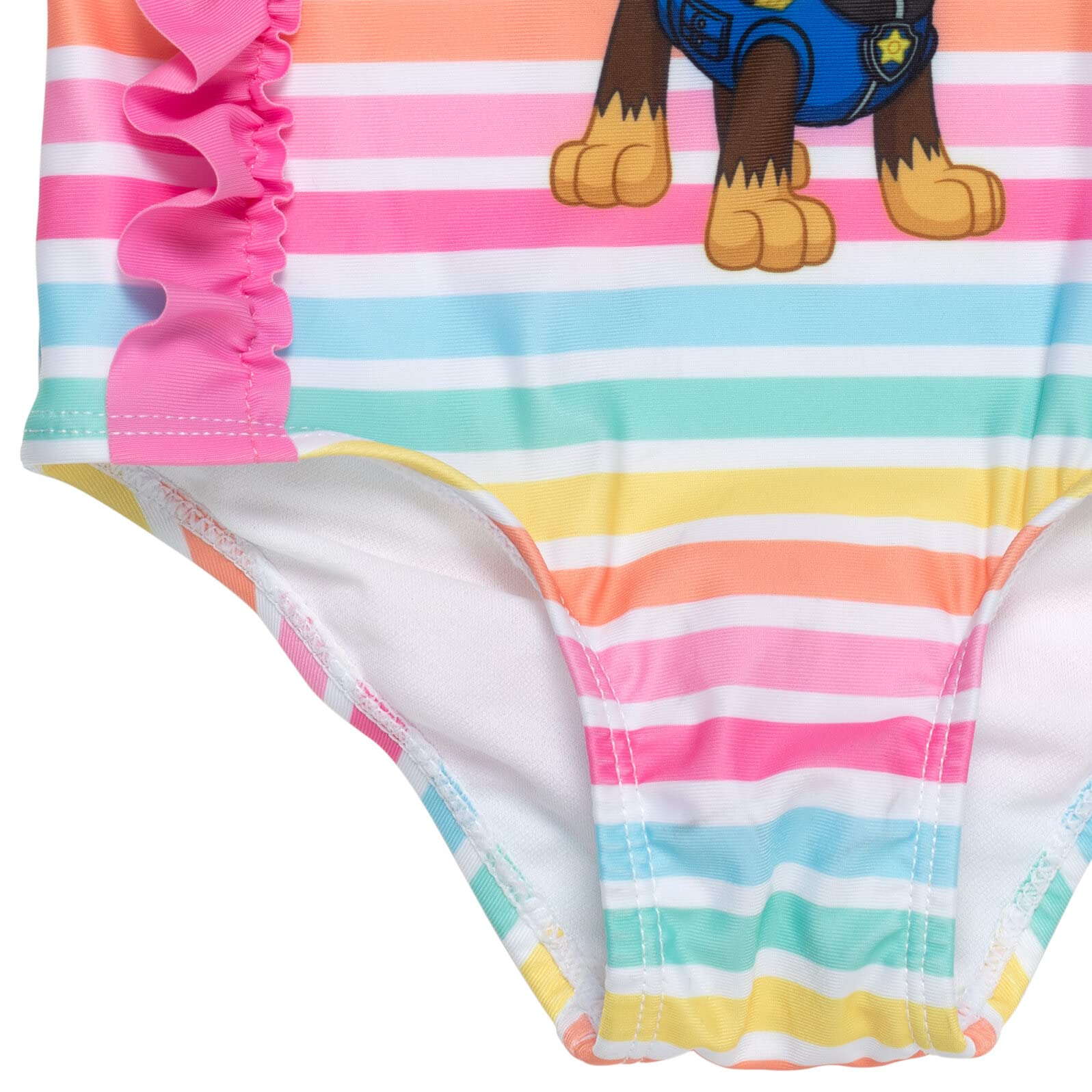 Foto 6 | Traje De Baño De Una Pieza De La Patrulla Canina Para Niñas Pequeñas, Color Rosa, Talla 6 - Venta Internacional.