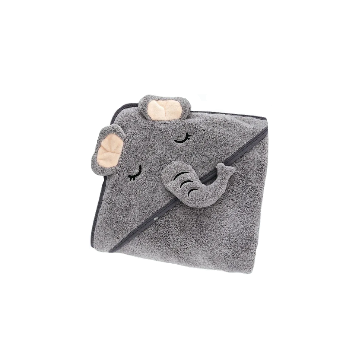 Toalla para Bebe Elefante Eo Safe Imports Gris