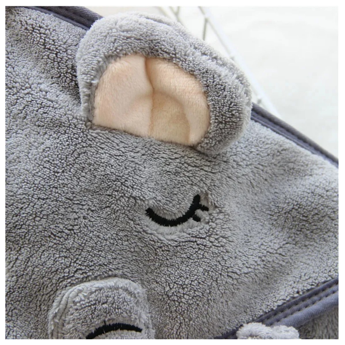Foto 3 | Toalla para Bebe Elefante Eo Safe Imports Gris