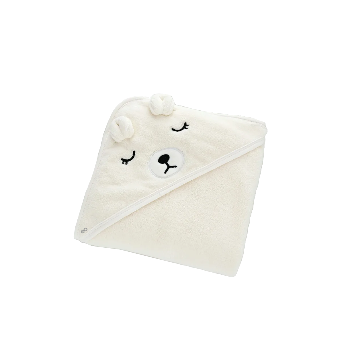 Toalla para Bebe Oso Eo Safe Imports Blanco