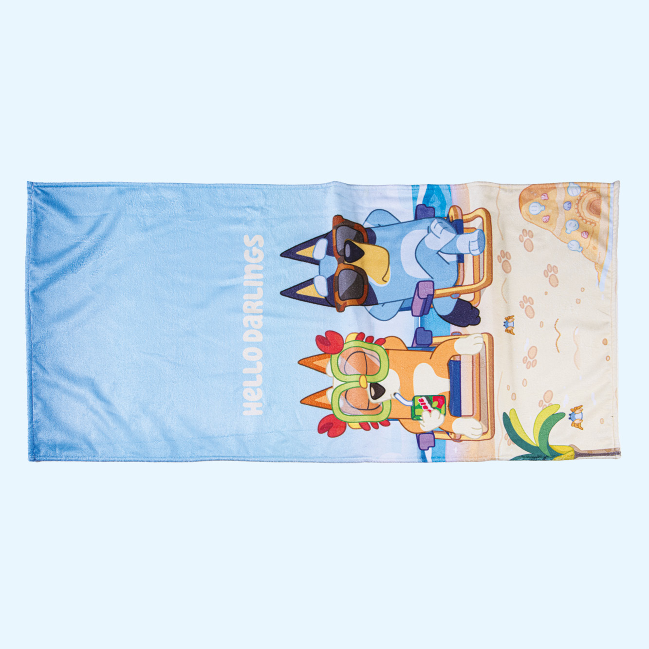 Foto 2 | Toalla Infantil Bluey Playa Microfibra Algodón Suave Concord