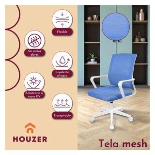 Foto 4 | Set Home Office Escritorio Madera Clara Con Silla Ajustable