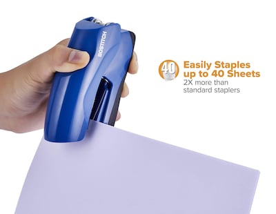 Foto 6 | Grapadora Bostitch Office, Resistente, Con Capacidad Para 40 Hojas, Azul Marino - Venta Internacional.
