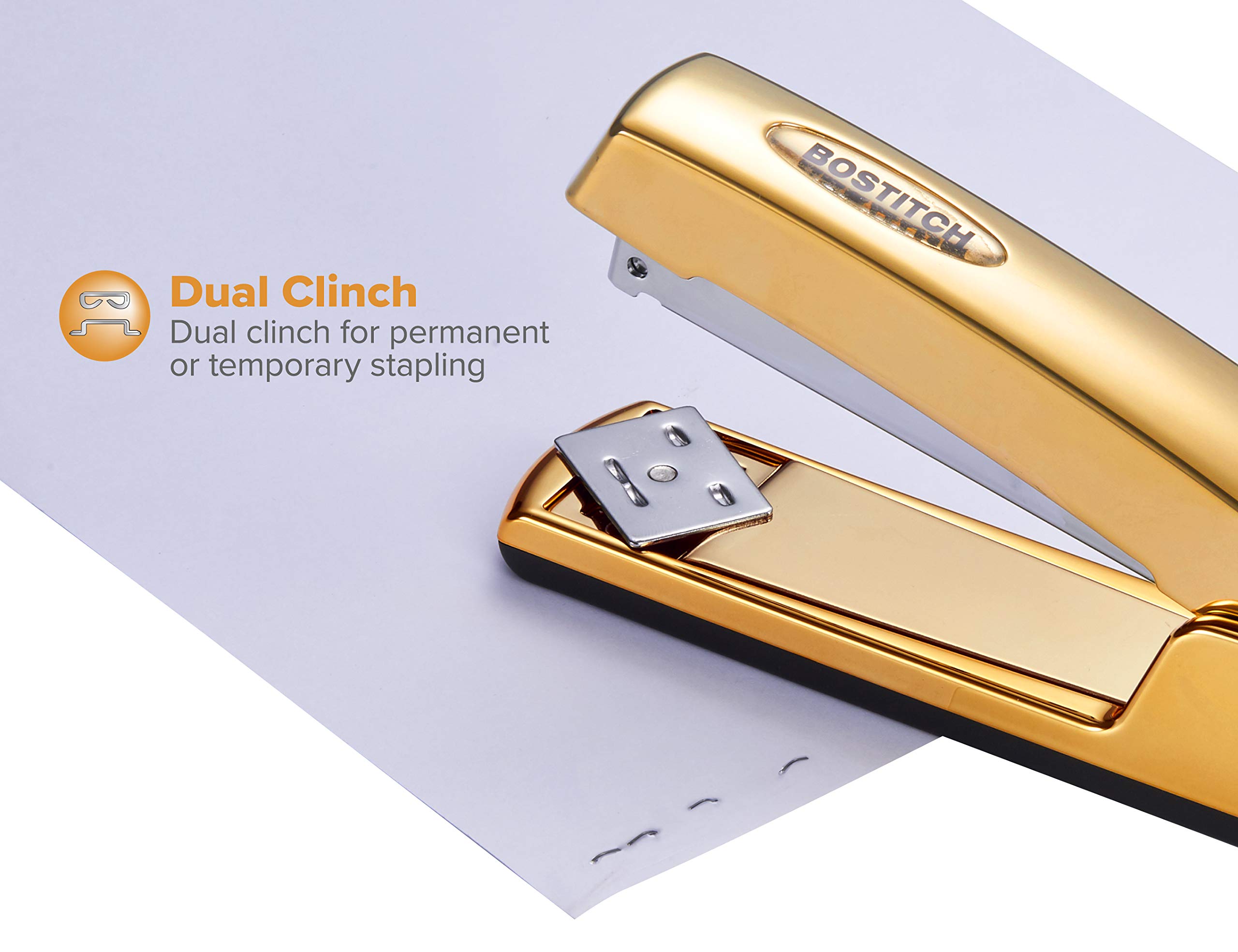 Foto 8 pulgar | Grapadora Bostitch Office Professional Metal Executive, Color Dorado - Venta Internacional.