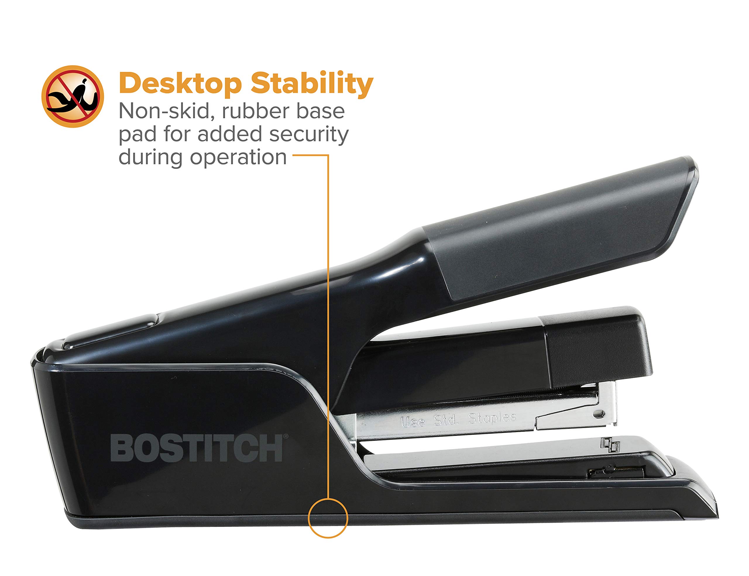 Foto 7 pulgar | Grapadora Bostitch Office Ez Squeeze Para 40 Hojas, Cierre Plano, Color Negro - Venta Internacional.