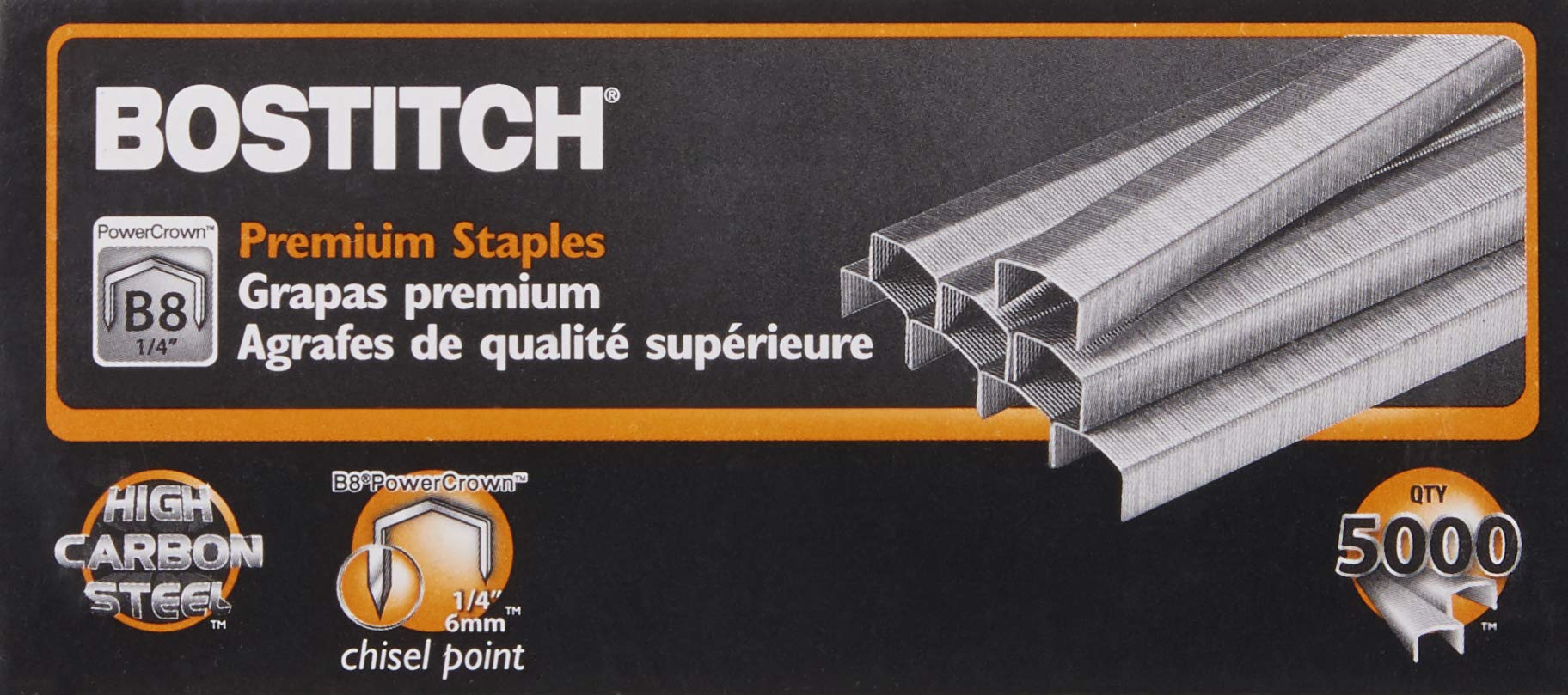 Foto 2 | Staples Bostitch B8 Powercrown Premium Con Patas De Acero De 0.25 Pulgadas - Venta Internacional.