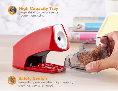 Foto 4 | Sacapuntas Eléctrico Bostitch Office Personal Eps4-red - Venta Internacional.