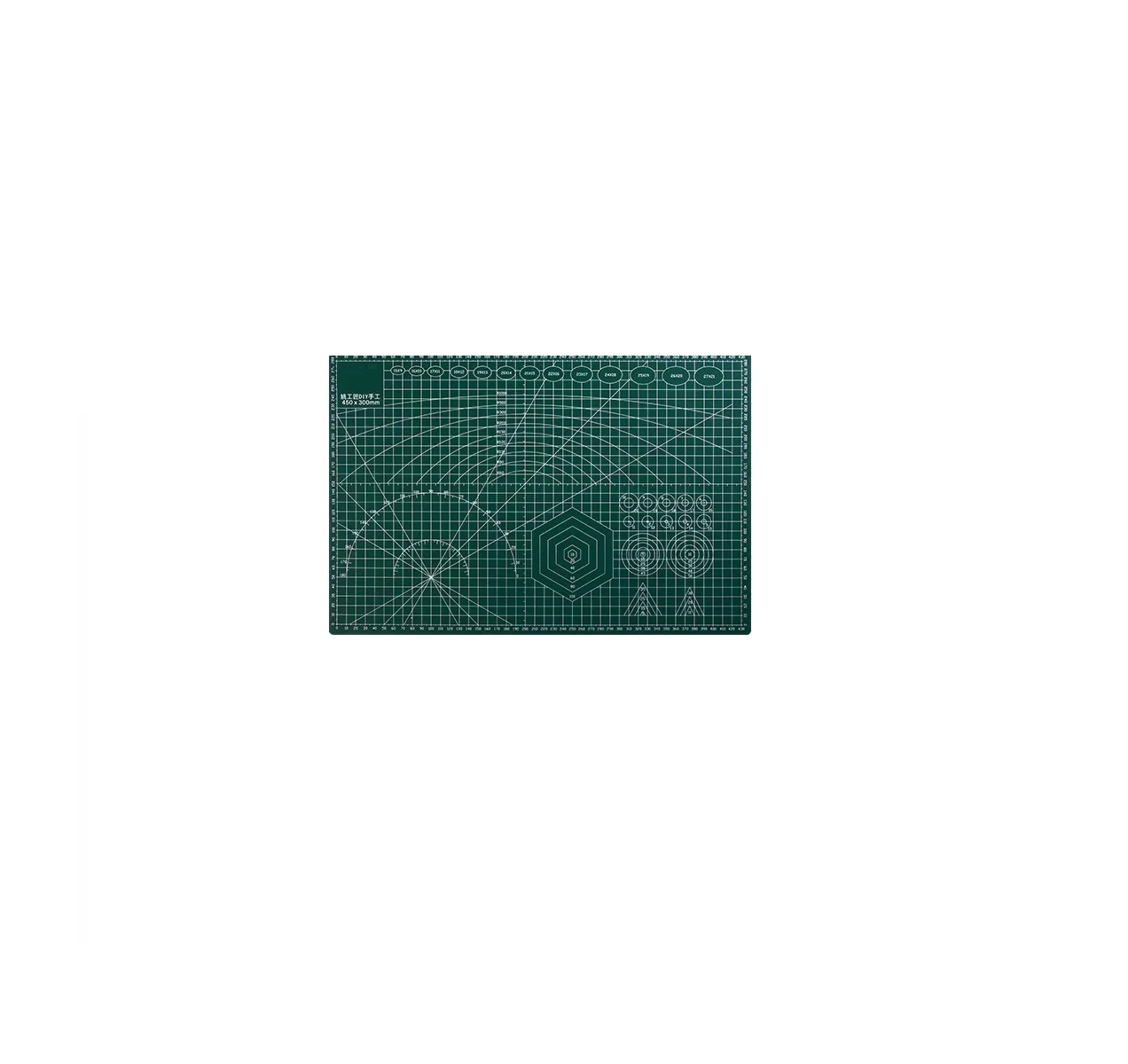 Tapete para Corte Autorreparable Doble Vista Eo Safe Imports Esi-8523 Verde 37 Piezas