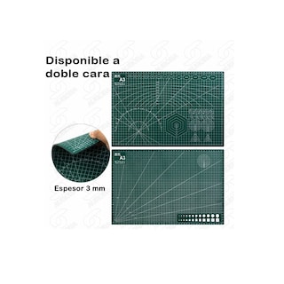 Foto 3 | Tapete para Corte Autorreparable Doble Vista Eo Safe Imports Esi-8523 Verde 37 Piezas