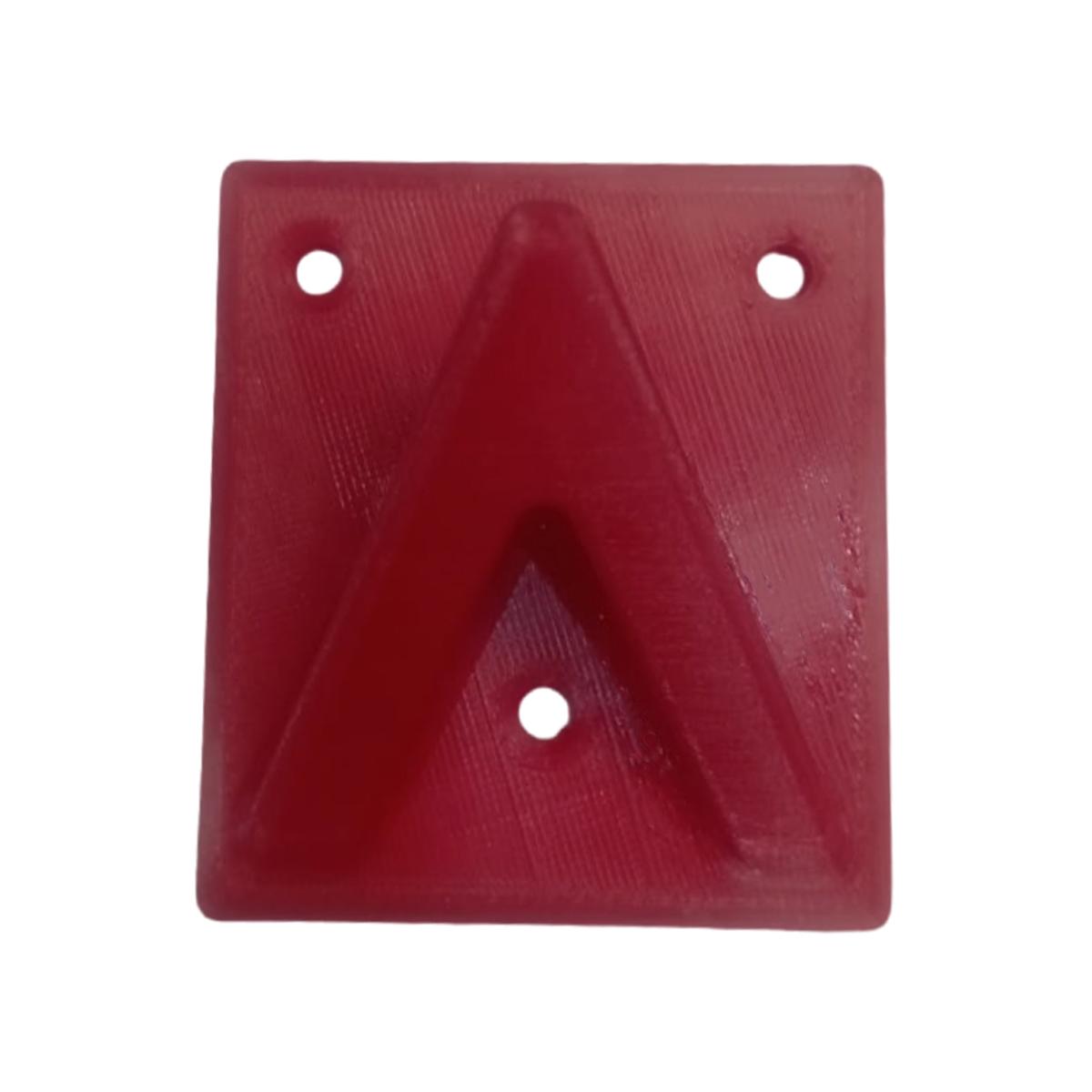 Ganchos de Pared Adheribles 3d Art Mxgrx-018 10 Piezas Red