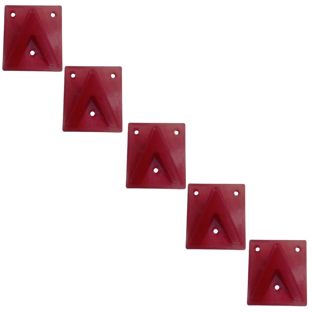 Ganchos de Pared para Colgar 3d Art Mxgrx-017 5 Piezas Red $2,520