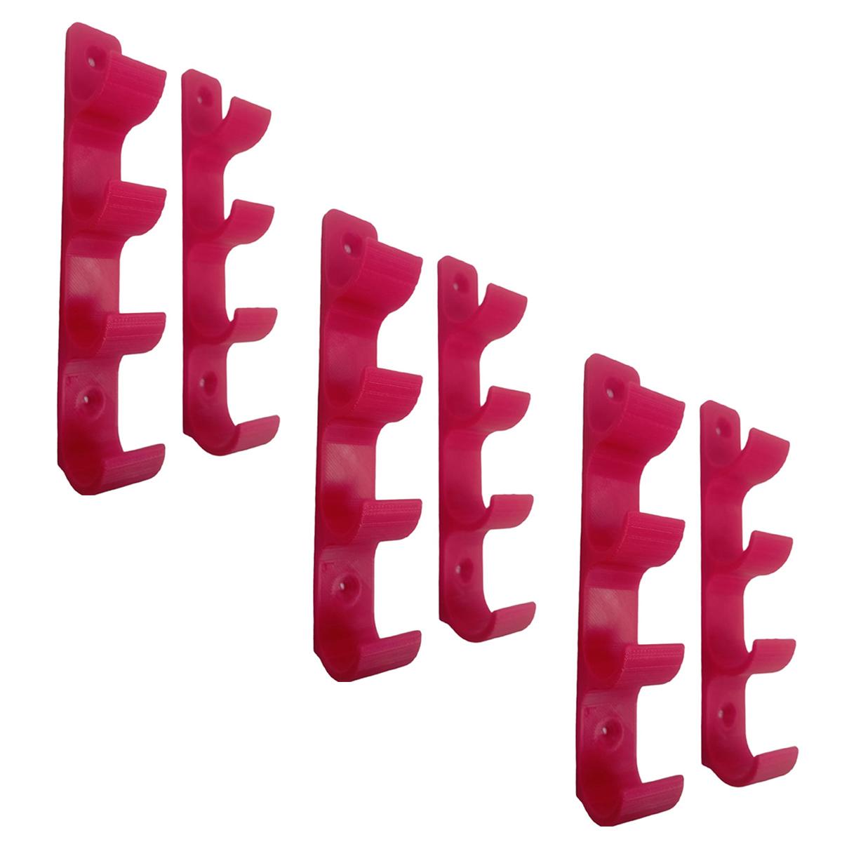 Base Porta Plumones 3d Art Mxbzm-013 3 Pares Rojo