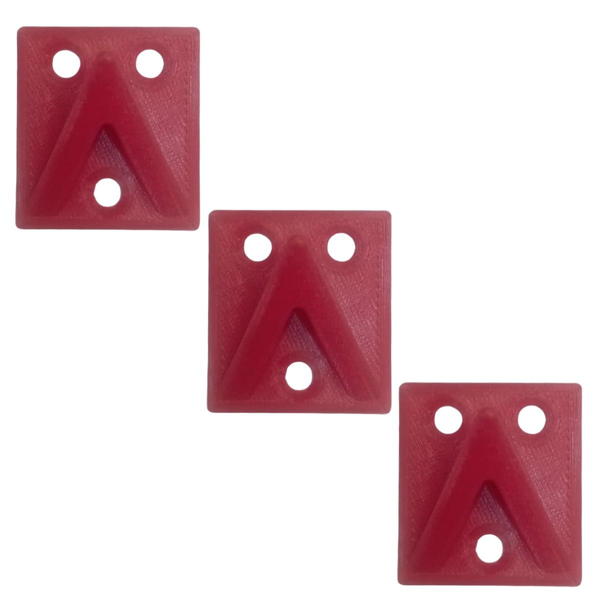 Gancho Organizador 3d Art Mxgrx-003 3 Piezas Rojo