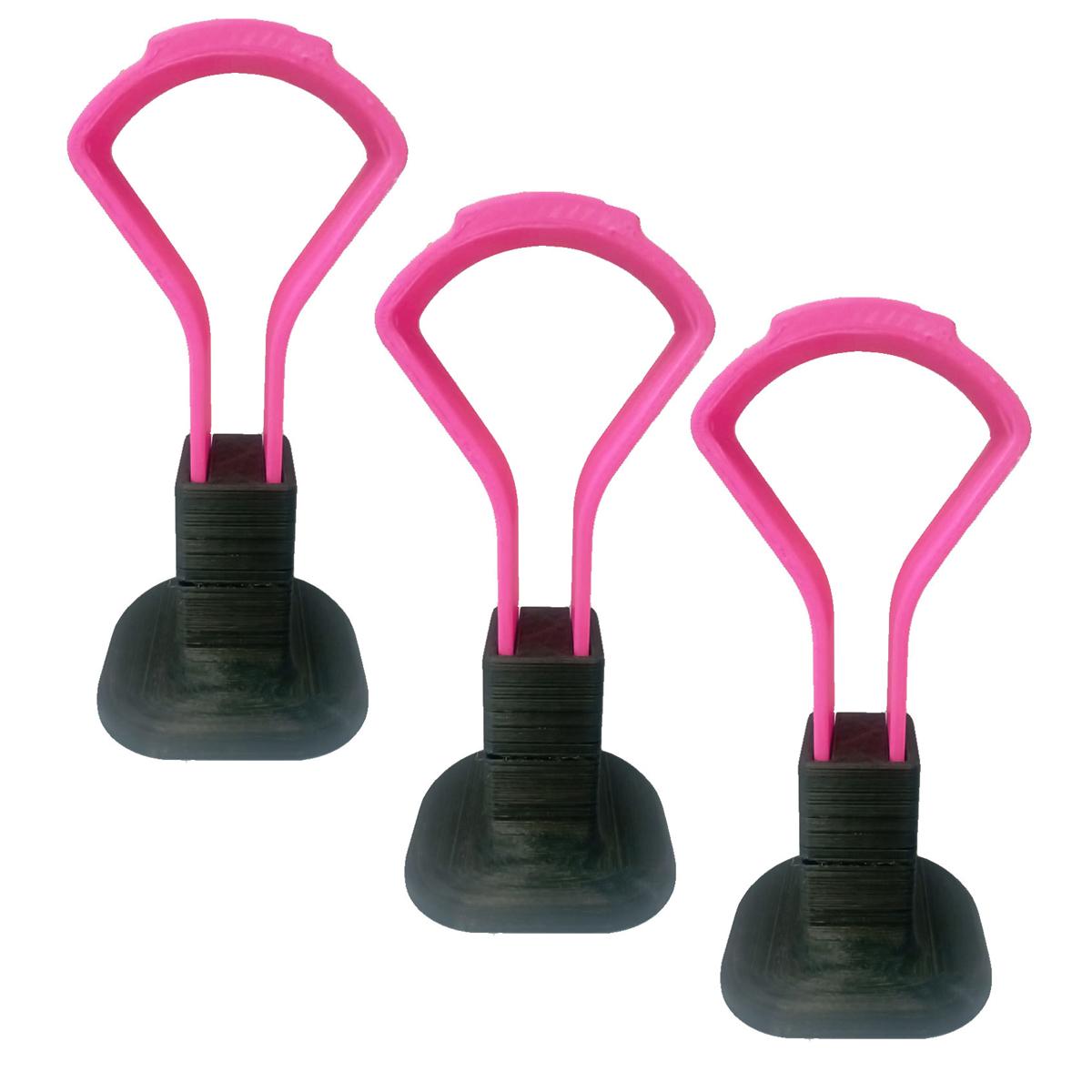 Soporte para Audífonos 3d Art Mxhkt-018 3 Piezas Rosa