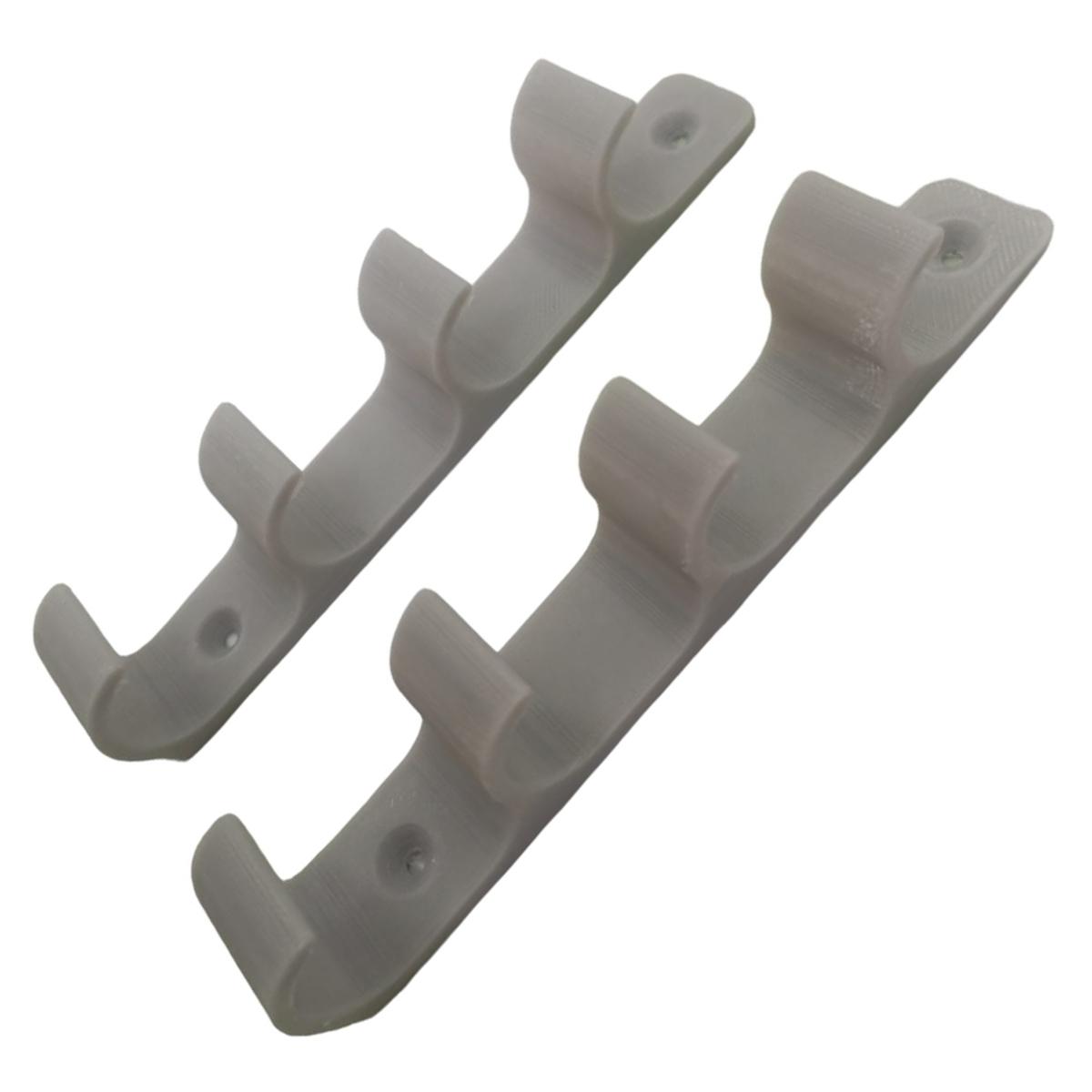 Soporte de Plumones para Pared 1 Par Gris